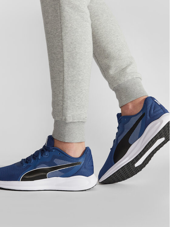 Puma blue sport shoes sale