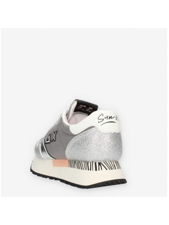 SUN68 SUN68 Sneakersy SUN68 Sneaker Donna Kelly glitter Z33222 44 Argento Srebrny