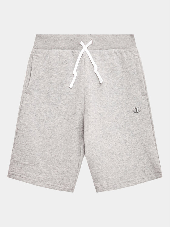 Champion Športové kraťasy Embroidered 306348 Sivá Regular Fit