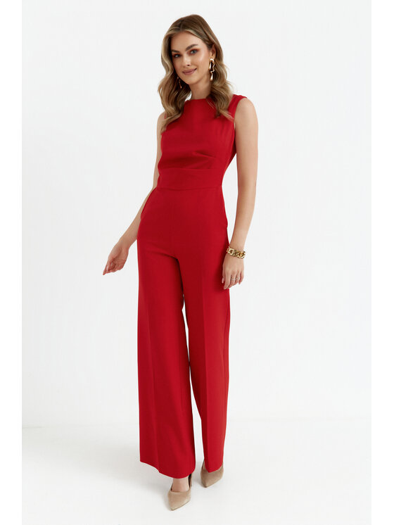 Stylove Stylove Kombinezon S115 Czerwony Comfortable Fit