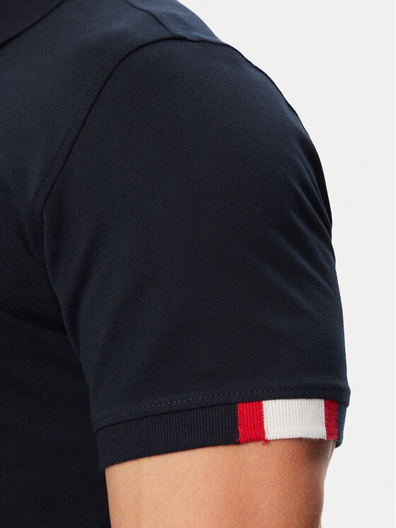 Beverly Hills Polo Club Beverly Hills Polo Club Polo P-SS26M-P2770 Granatowy Regular Fit
