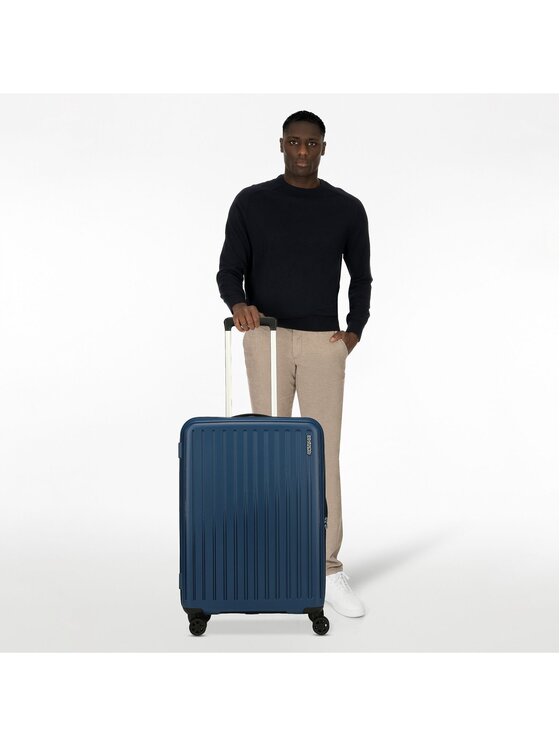 American Tourister American Tourister Walizka średnia 327185 Błękitny