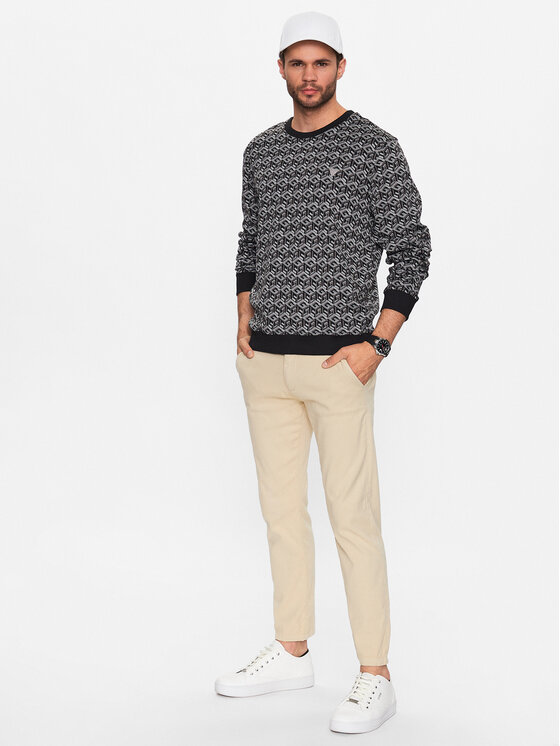 Guess Guess Πουλόβερ M3YQ07 KBTO0 Μαύρο Regular Fit