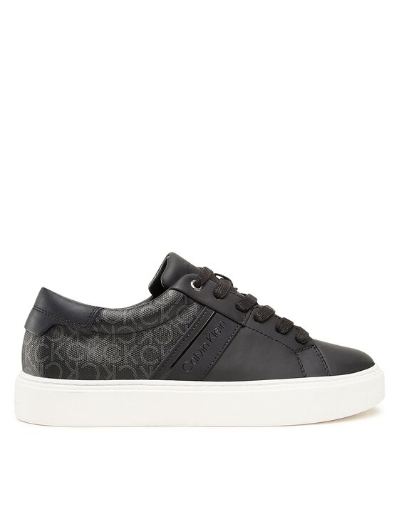 Calvin Klein Calvin Klein Superge Low Top Lace Up Mono Mix HM0HM00823 Črna