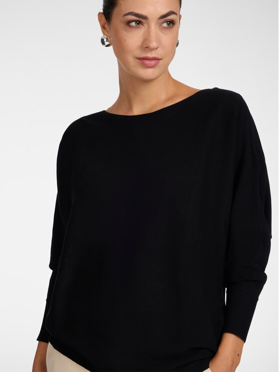 Elena Mirò Elena Mirò Maglione M011Z000770N033 Nero Over Fit