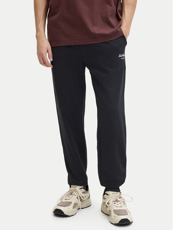Jack & Jones Jack & Jones Melegítő alsó Gordon 12288641 Fekete Regular Fit