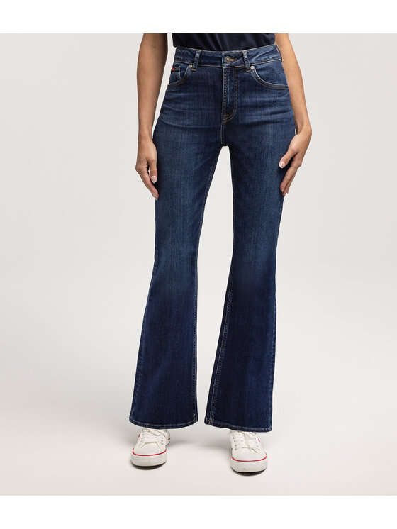 Lee Cooper Lee Cooper Jeansy BECCA 3200 Granatowy Bootcut Fit