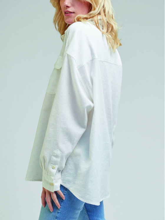 Lee Lee Koszula Fronitier L46LVSLJ 112330442 Biały Relaxed Fit