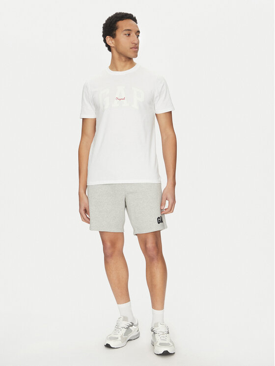 Gap Gap Pantaloni scurți sport 866651-02 Gri Regular Fit