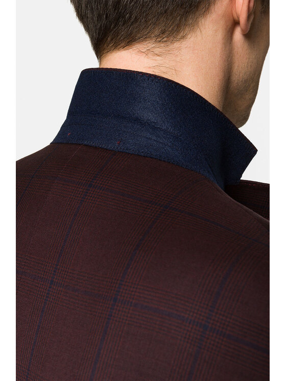 Lancerto Lancerto Garnitur Dubai Bordowy Regular Fit