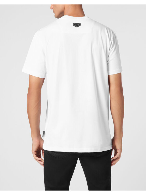 PHILIPP PLEIN PHILIPP PLEIN T-Shirt 9563 Biały Regular Fit