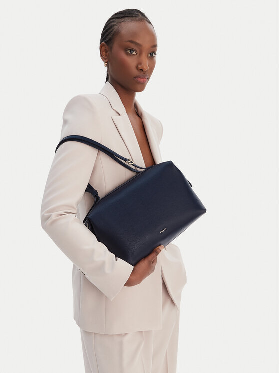 Furla Geantă Double M WB01905 BX3036 KH 4852S Bleumarin