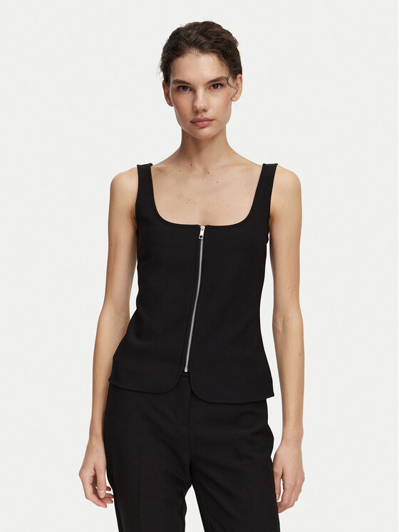 Calvin Klein Calvin Klein Felső LV044G235G Fekete Regular Fit