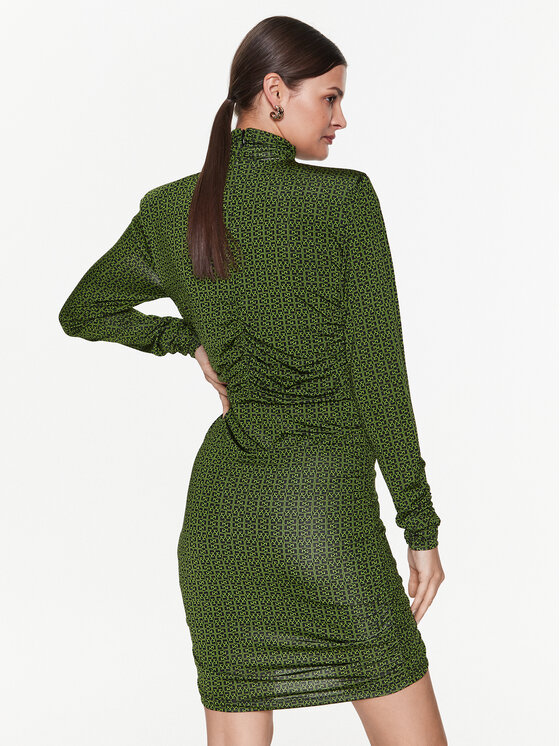 Gestuz Gestuz Haljina za svaki dan Milia 10906832 Zelena Slim Fit