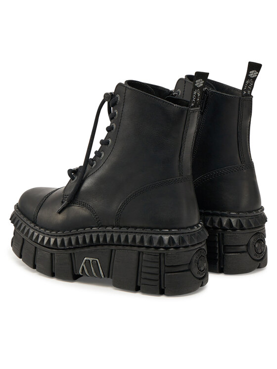 NEW ROCK NEW ROCK Bakancs M-WALL083CCT-S6 Fekete