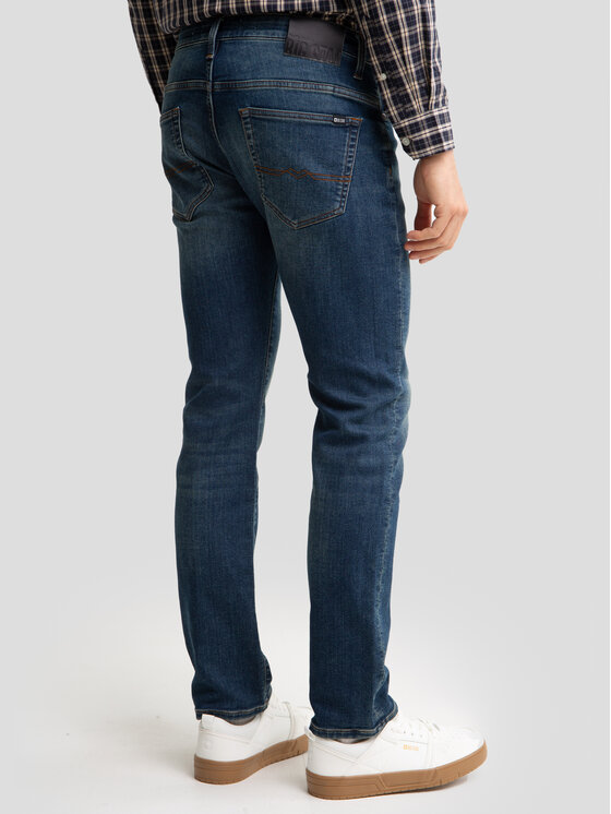 BIG STAR BIG STAR Jeansy TERRY Granatowy Slim Fit