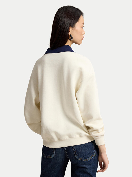 Polo Ralph Lauren Polo Ralph Lauren Μπλούζα 211B17785002 Κρεμ Relaxed Fit