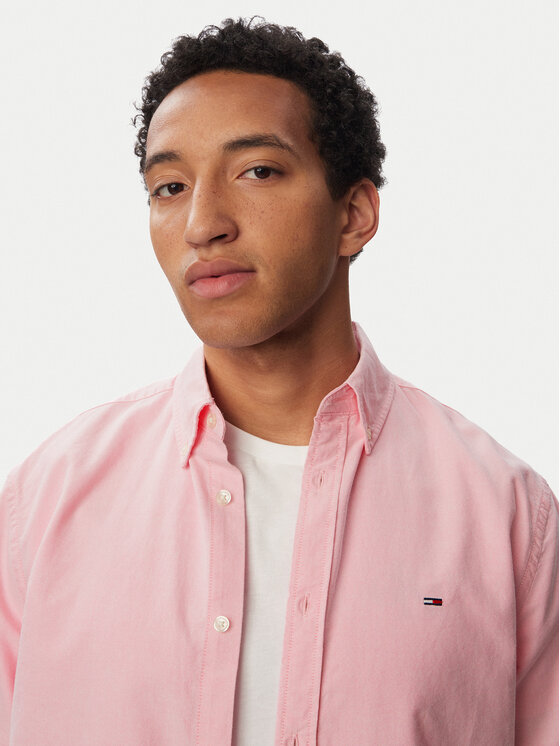 Tommy Jeans Tommy Jeans Риза Oxford DM0DM21298 Светлорозов Regular Fit
