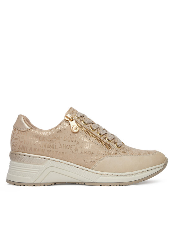 Rieker Rieker Sneakers N4316-62 Beige