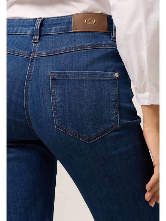 Oltre Oltre Jeans P575R008576N034 Blu Regular Fit