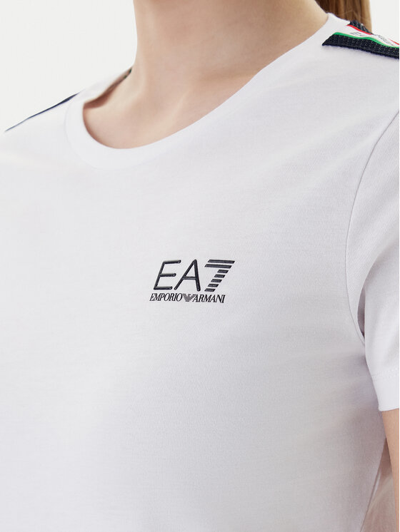 EA7 Emporio Armani EA7 Emporio Armani Póló 7W001220 AF12503 U0002 Fehér Regular Fit