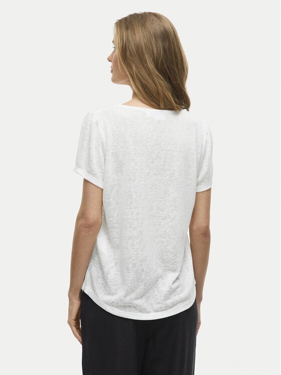 Vila Vila T-shirt Amer 14093441 Bijela Regular Fit