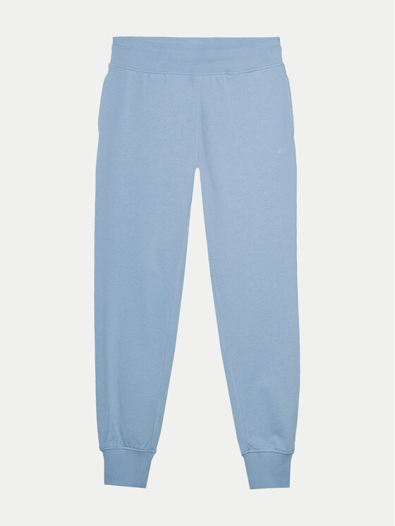 4F 4F Teplákové nohavice 4FWSS24TTROF606 Modrá Regular Fit