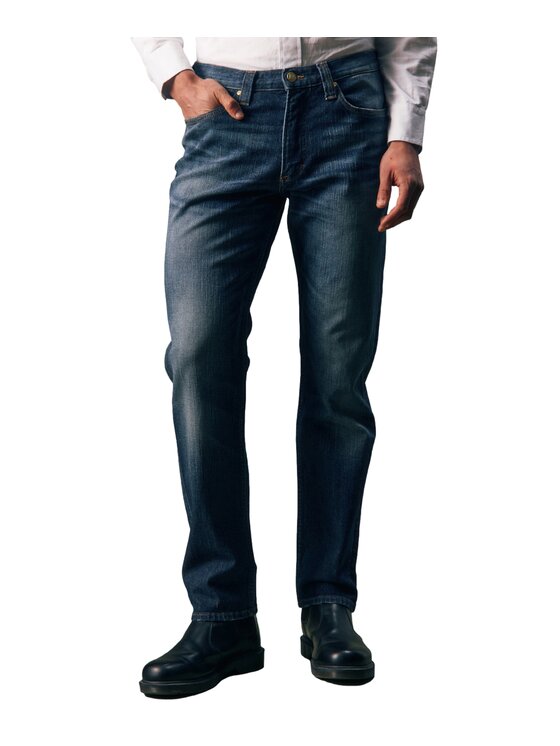 Lee Lee Jeansy 112387685 Niebieski Slim Fit