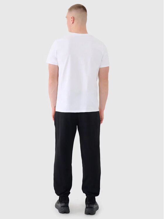 4F 4F Παντελόνι φόρμας 4FWAW26TTROM2321-20S Μαύρο Regular Fit
