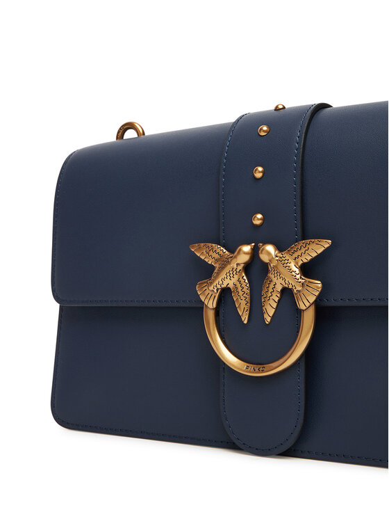 PINKO PINKO Handtasche Love One Classic ST.CL Al 25-26 PLTT 105857 A0F1 Dunkelblau