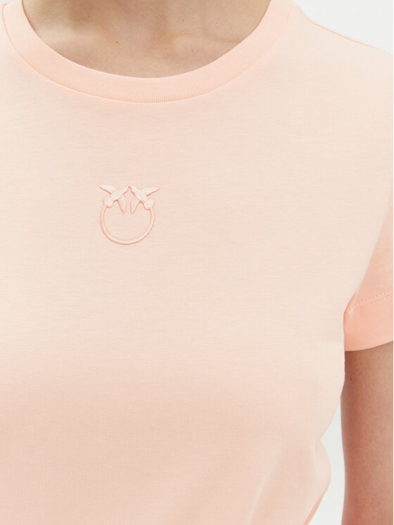 PINKO PINKO Marškinėliai Bussolotto 100355 Rožinė Regular Fit
