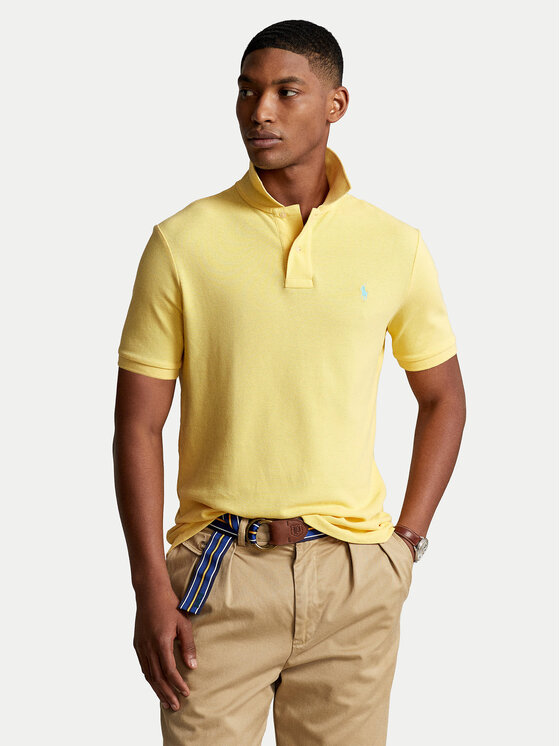 Polo Ralph Lauren Polo Ralph Lauren Поло Core Replen 710795080 Жовтий Slim Fit