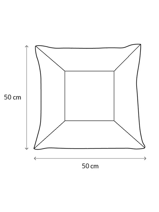 Doram design Doram design Poduszka dekoracyjna Screen Maze/Stone 50x50 cm Brązowy