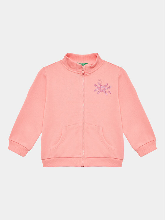 United Colors Of Benetton Bluză 3J70G5020 Roz Regular Fit
