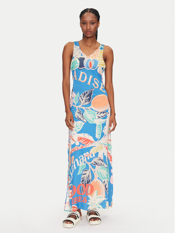 Maaji Maaji Rochie de vară PT2648CLD001 Albastru Regular Fit