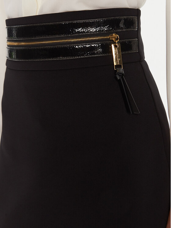 Elisabetta Franchi Elisabetta Franchi Fustă tip creion GO-130-56E2 Negru Regular Fit
