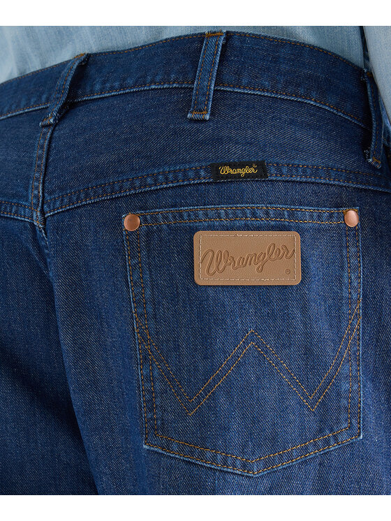 Wrangler Wrangler Szorty jeansowe Cowboy Shorts Niebieski Straight Fit