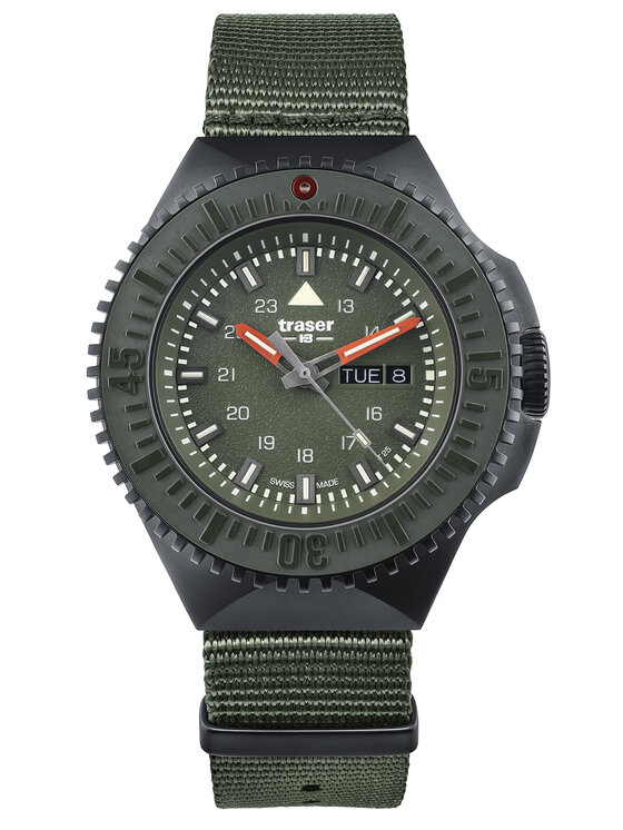 Traser Traser Zegarek TS-109858 Zielony