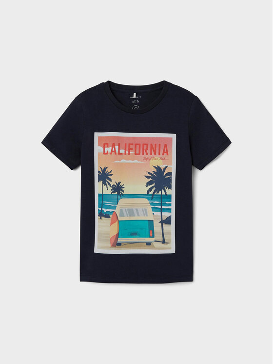 NAME IT Tricou 13221054 Bleumarin Regular Fit