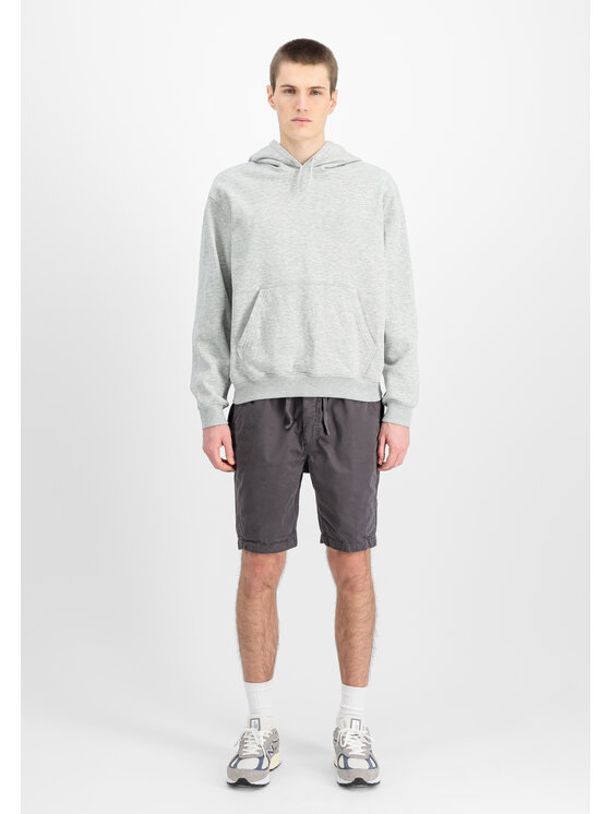 Alpha Industries Alpha Industries Szorty Basic Cotton Short Szary Regular Fit
