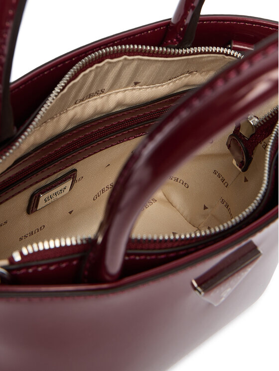 Guess Guess Ročna torba Arnela Mini HWNY94 96750 Bordo rdeča
