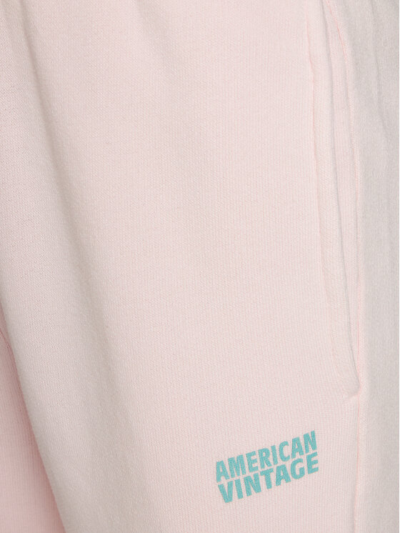 American Vintage American Vintage Donji dio trenerke Izubird IZU05BE24 Ružičasta Regular Fit