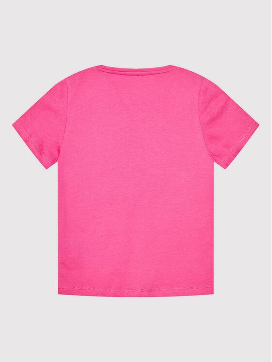 Guess Guess T-Shirt J73I56 K8HM0 Różowy Regular Fit