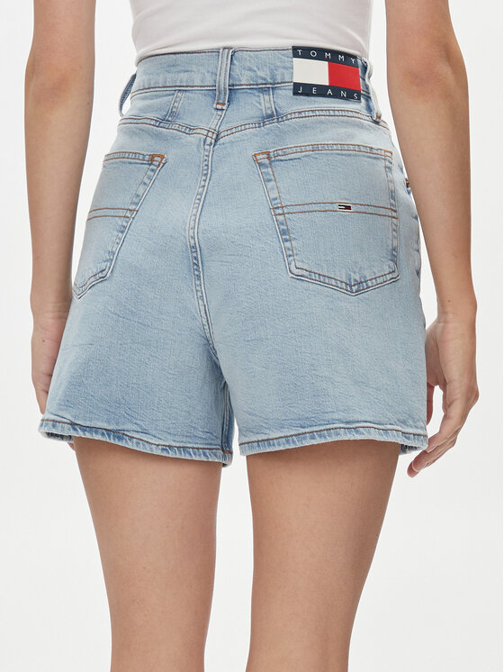 Tommy Jeans Tommy Jeans Pantaloni scurți de blugi DW0DW17645 Albastru Mom Fit