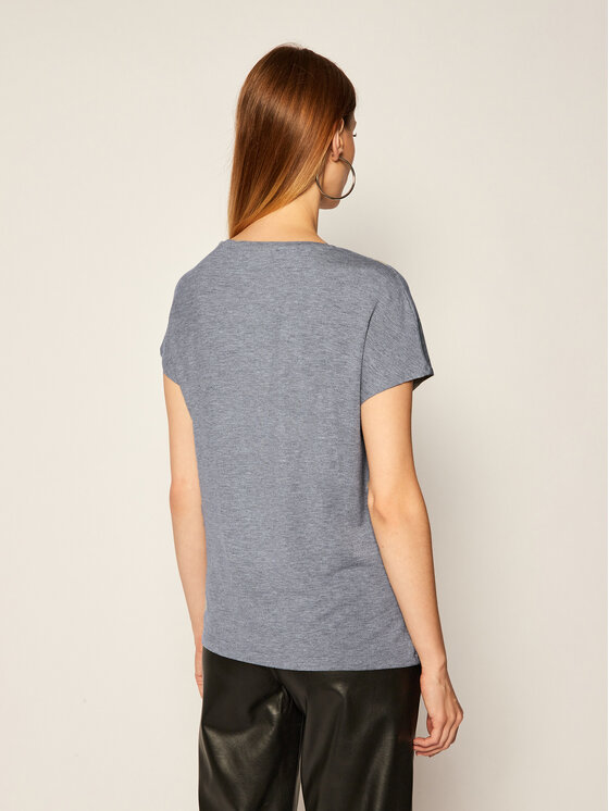 Guess Guess T-krekls Shelly W0YI95 K68D0 Pelēks Regular Fit