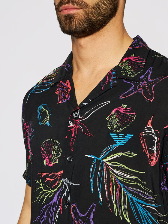 Emporio Armani Emporio Armani Camicia 211823 1P467 92720 Nero Regular Fit