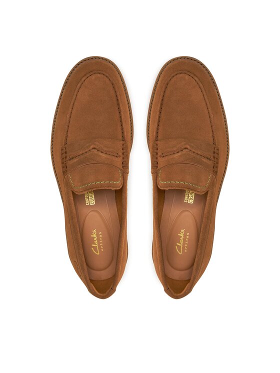 Clarks Clarks Loaferice Atticus Ltslip 26176086 Smeđa