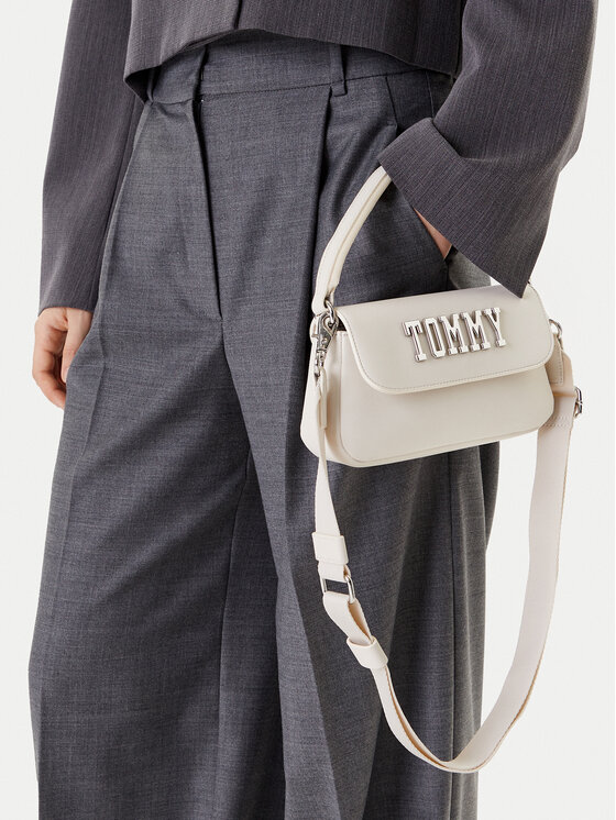 Tommy Jeans Tommy Jeans Handtasche Tjw Everywhere Flap Crossover AW0AW17391 Beige