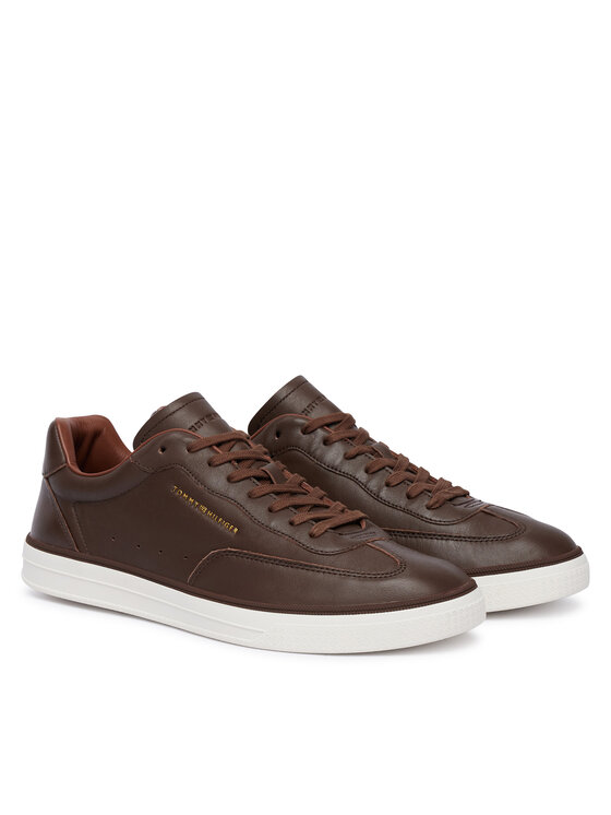Tommy Hilfiger Tommy Hilfiger Αθλητικά Th Lo Lux Lth Sneaker FM0FM05996 Καφέ