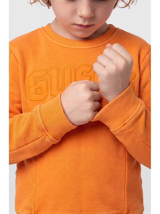 Guess Kids Guess Kids Bluza 185499 Pomarańczowy Classic Fit